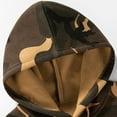 thumbnail image 6 of Men's Pullover Hoodie Camo Long Sleeve Sweatshirt Fleece Warm Hooded Sweatshirts with Kangaroo Pocket, 6 of 7