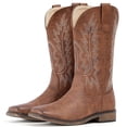 thumbnail image 4 of Cowboy Boots For Women Square Toe Wide Western Boots Mid Calf Country Boot, 4 of 9