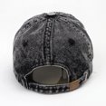 thumbnail image 7 of HONHUZH Summer Hats Mens Women Vintage Distressed Baseball Cap Adjustable Low Profile Washed Cotton Hat, 7 of 7