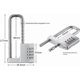 thumbnail image 2 of Zinc alloy password cabinet door lock, adjustable security lock for office, file cabinet, shoe storage, 42–98 mm, 2 of 5