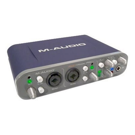 M-Audio Fast Track Pro - Audio interface - 24-bit - 96 kHz - 103 dBA SNR - stereo - USB