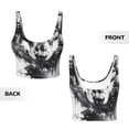 thumbnail image 6 of Goofa Majestic Wolf Landscape Printed Sports Bras for Women, High Impact Running Bra Workout Crop Tank Tops Longline Sports Bra Push up-X-Large, 6 of 9