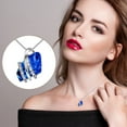 thumbnail image 2 of BAYAIXZ Necklaces for Women Women Zircon Retro Necklace Valentine's Day Wedding Party Bridal Jewelry Necklace Necklaces (Blue,One Size), 2 of 3