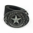 thumbnail image 3 of Bangcool Cowboy Belt Buckle Fashion Star Pattern Western Belt Buckle Metal Belt Buckle, 3 of 9