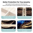 thumbnail image 3 of Crocodile Travel Portable Square Jewelry Box: Storage Box, Decorative Box, and Jewelry Stand for Rings, Earrings, Necklaces, Bracelets, and More – Ideal for Girls and Women, 3 of 6