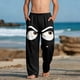 thumbnail image 1 of Pantalones largos para niños y niñas, de moda, estampados, casuales, de playa, con bolsillos., 1 of 9