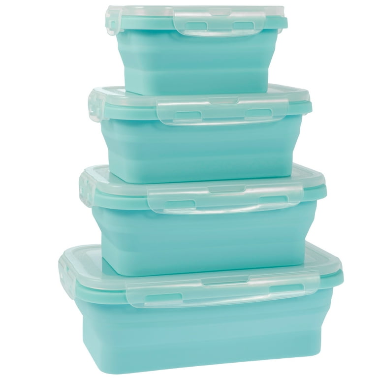 Flat Stacks USA - Space Saving Collapsible Silicone Containers