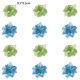 thumbnail image 2 of Hollow Faux Christmas Flower Decoration Flor artificial para la decoración del árbol de la corona de Navidad 12pcs MFZFUKR CPB-SSW262-3, 2 of 5