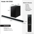 thumbnail image 5 of Restored Samsung HW-S700D/ZA 3.1 Channel S-Series Soundbar with Wireless Subwoofer, Dolby Atmos and Q-Symphony - Titan Black [Refurbished], 5 of 5