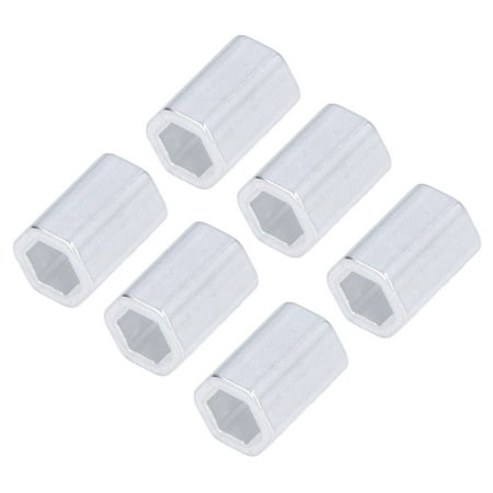 

Zaqw 12Pcs Hex Hole Aluminum Spacer Hex Gasket for Motor Shaft 8mm Inner Diameter 8mm Washer Hex Spacer
