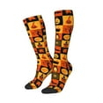 thumbnail image 2 of Easygdp Halloween Banner Symbols Fashionable Adult Sockings&Sports Sockings&Breathable Sockings, Non-Pilling,Contrasting Color Design, 2 of 9