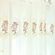 thumbnail image 3 of Cortina de gasa transmisora ​​de luz para ventana, sala de estar, dormitorio, bordado floral, cortina, tipo de orificio Methold HA6723-04B, 3 of 6