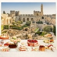 thumbnail image 3 of 6 x 4 ft The Old City Jerusalem Backdrop Israel Tower of David Ancient Ruins Historical Sites Background Interior Decoration Travel Kids Adults Portrait Backdrops Banner Photo Studio Props, 3 of 5