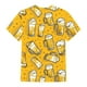 thumbnail image 4 of Fiudx Liquidación de Ahorros de Verano Blusa de Manga Corta con Estampado de Moda para Mujer, Camiseta con Cuello Redondo, Tops Informales, 4 of 5
