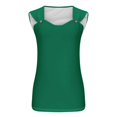thumbnail image 4 of SDNall Womens Solid Color Camisole Sleeveless T-shirt Loose Tank Top, 4 of 9