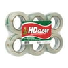 Duck HD Clear 1.88 in. x 109.3 yd. Clear Acrylic Packing Tape, 6 Pack