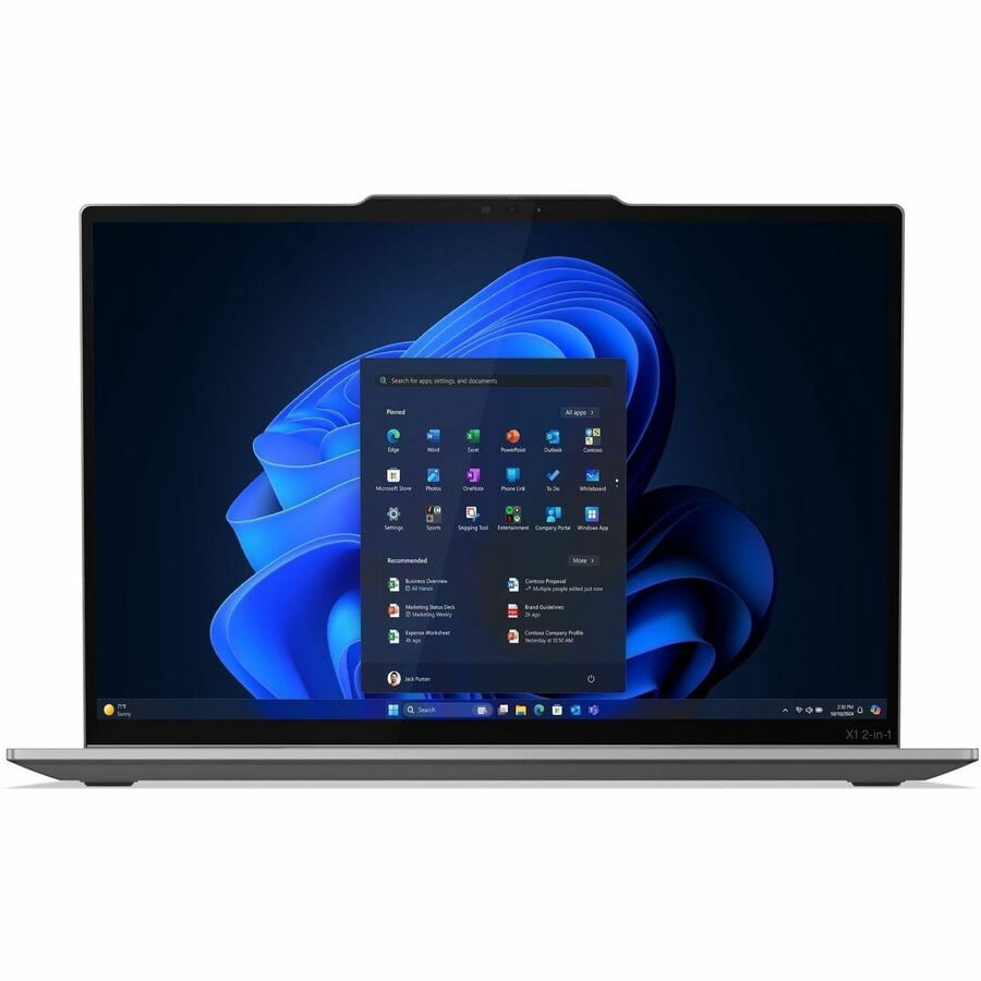 Lenovo Thinkpad X1 Gen 10 14" Touchscreen Convertible Copilot+ Notebook - Intel Core Ultra 7 258V (2.2 GHz) - 32GB - 512GB SSD - Intel Arc 140V Graphics - Windows 11 Pro - Wi-Fi 7 - 21NU0035US