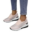 Women's Casual Loafers Cute Slip On Comfort Walking FlatsShoes Leather