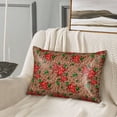 thumbnail image 2 of Rocae Rose Mix Leopard 1 for Satin Pillowcase 20x30 Inches for Hair and Skin,Gifts for Women Men Super Soft Pillow Covers (Pillow core not included), 2 of 7