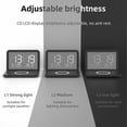 thumbnail image 6 of Summer Savings! Alarm Clock with Wireless Charger, InsCrazy Digital Alarm Clock Mirror Surfaces LED Clocks with Temperature Display Wireless Charging for Office Table Bedroom Birthday Gifts, 6 of 7