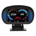 thumbnail image 4 of Pantalla HUD para coche Modo GPS OBD2 con inclinómetro brújula velocidad RPM función de advertencia Universal para coches Jadeshay A, 4 of 8
