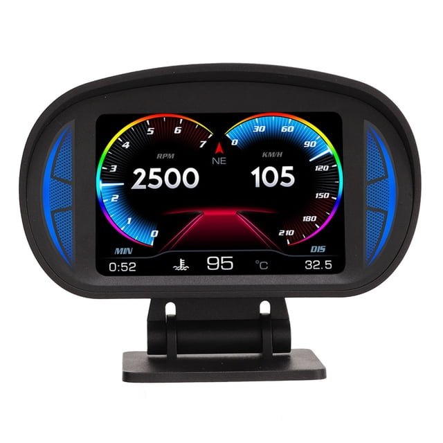 Pantalla HUD, pantalla HUD para automóvil, pantalla de parabrisas OBD2, GPSHUD de grado profesional