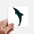 thumbnail image 1 of Blue Ocean Friendly Streamline Dolphin Sticker Square Waterproof Stickers Wallpaper Car Decal, 1 of 1