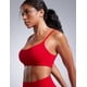 thumbnail image 4 of Sujetador deportivo CRZ YOGA Butterbreeze con cuello redondo, rojo y chile para mujer, 4 of 5