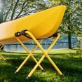 thumbnail image 5 of Portable Kayak Storage Rack, Foldable Kayak Stand, Aluminum Freestanding Storage Rack Accessories for Kayaks, Canoes & SUP Paddle Boards, 150 lbs Capacity, No Assembly, 5 of 8