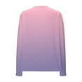 thumbnail image 4 of aohooy Girls Lightweight Cardigan Cute Gradient Solid Long Sleeve Open Front Cardigans Fall Casual Shawl Collar Outerwear Sweaters with Pockets Multicolor,140, 4 of 6