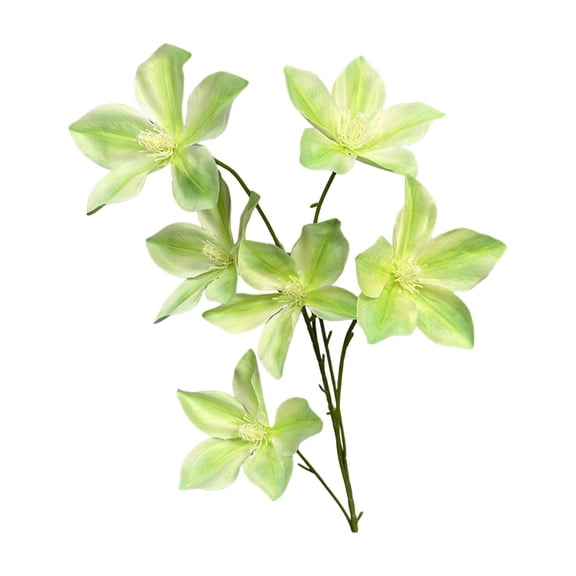 1 Artificial Flower,Artificial Flowers Artificial Flower Valentine'S Day Wedding Decoration Flower for Guiding The Way Paired with Table Flower Arrangements and Window Display Decorations(Green,)