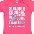 thumbnail image 4 of Inktastic ALS Awareness Strength Courage Support Boys or Girls Baby Bodysuit, 4 of 5