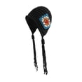 thumbnail image 3 of Segolike Women Knitted Hat Outdoor Winter Handmade Cute Caps Trendy Soft Black, 3 of 8