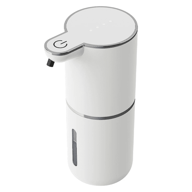 P18 Touchless Automatic Foam Soap Dispenser with 4-Level Volume Control, IPX5 Waterproof Electric Hand Sanitizer Dispenser – Wall-Mounted or Countertop Installation, Versatile Liquid Compatibility,