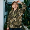 thumbnail image 2 of Uorisanigo Girls Half Zip Sweatshirt with Long Sleeve, Camo Hunting Forest Oversized Sweatshirts for Teen Girl, Fall Fashion Athletic Tops Pullover Jackets for Sports and Daily Wear, 2 of 7