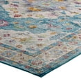 thumbnail image 4 of Modway Success 94.5x122" Anisah Floral Medallion Rug in Light Blue and Ivory, 4 of 8