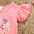thumbnail image 4 of ibuvkizy Toddler Baby Girl Tank Top Sets Summer Baby Girl Outfits Clothes,Infant Baby Girls Fly Sleeve Ruffles Bodysuit Romper+Floral Pants Outfits,Gifts for Her, 4 of 9