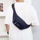 thumbnail image 4 of Cintura de hombre | Mochila impermeable de cinturón cruzado de nailon – Organizador multicompartimento para teléfono móvil, cartera, llaves | Correa ajustable | Azul, Gris, Verde | 20x14x6cm, 4 of 6