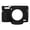 Black, variant on Soft Protective Silicone Sleeve with Detachable Lens Cover Anti Drop Dustproof Soft Skin Case for Canon Powershot G7 X Mark III Digital Camera (Black)