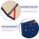 thumbnail image 3 of unbranded Portafolio Azul Para Oficina Con Estructura Y Artesanía Detallada Para Documentos, 3 of 6