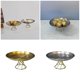 thumbnail image 2 of Stainless Steel Serving Tray High-footed Metal Fruit Plate Elegant Food Presentation Dish for Living Room Coffee Table gold, 2 of 4