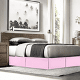 thumbnail image 2 of 14" Tailored Pleated Bed Skirt Dust Ruffle, Twin XL, Lilac, by Clara Clark, 2 of 4