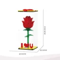 thumbnail image 3 of Micro balody Lover Series Block Set Red Heart Rose Love Word Model Building Brick Toy For Couple Valentine Day Gift Q0624, 3 of 5