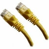 Professional Cable 14' Gigabit Ethernet UTP Cable with Boots, Yellow