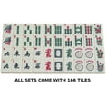 thumbnail image 6 of White Swan American Mahjong Set in Luggage-Style Red Case - Ivory Tiles - Classic Pusher Arms, 6 of 9