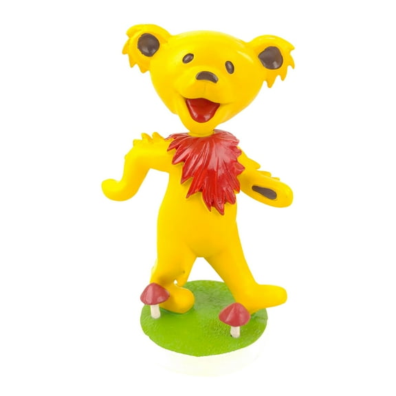 GRATEFUL DEAD DANCING BEAR BOBBLEHEAD YELLOW 6"