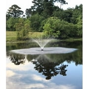 Admiral Lake & Pond Fountain & Aerator 1 HP | Outdoor Floating Display Fountain | 100 Foot Cord, Filter, Remote Control, Brass Nozzle | 110v