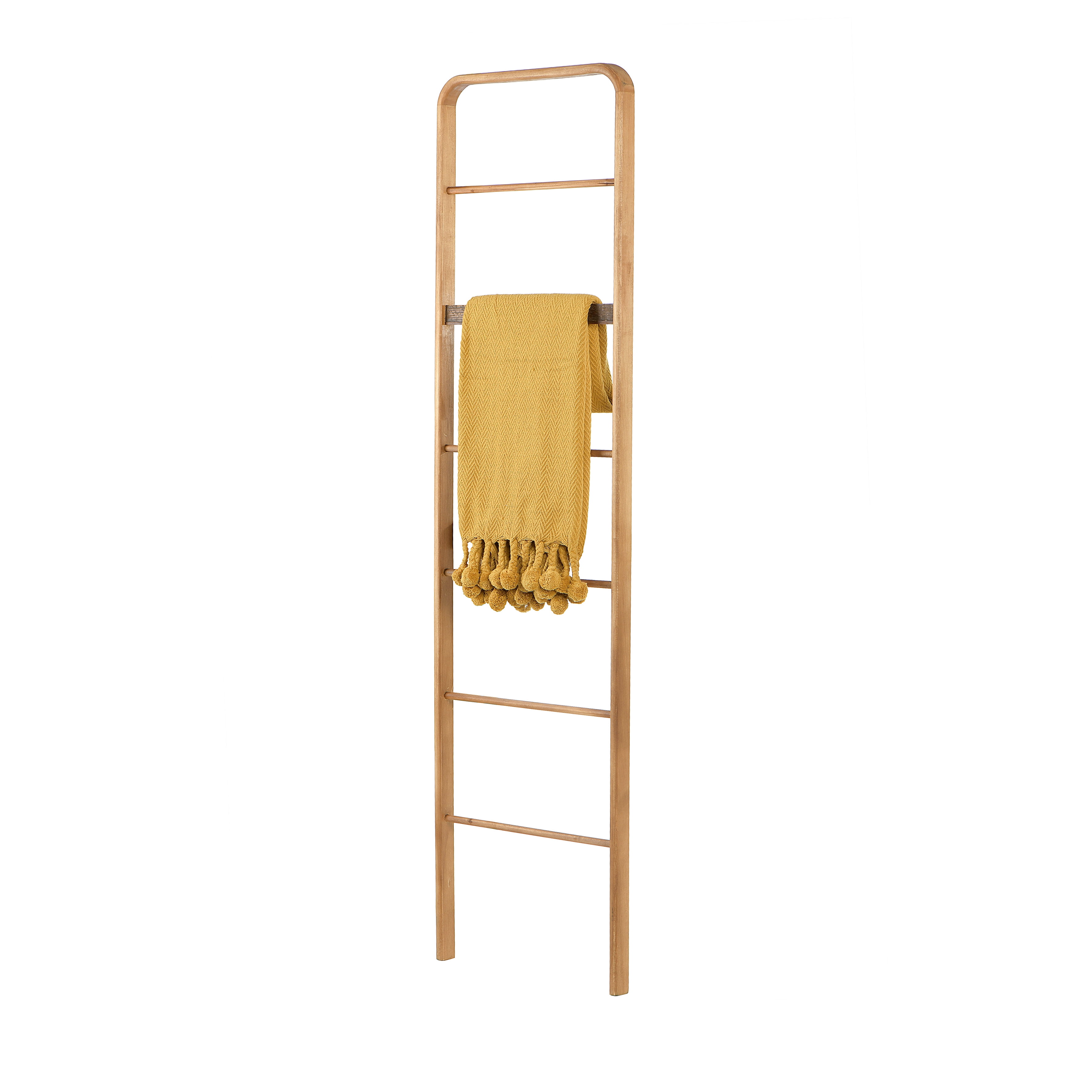 Creative Co-Op Wood Blanket Ladder