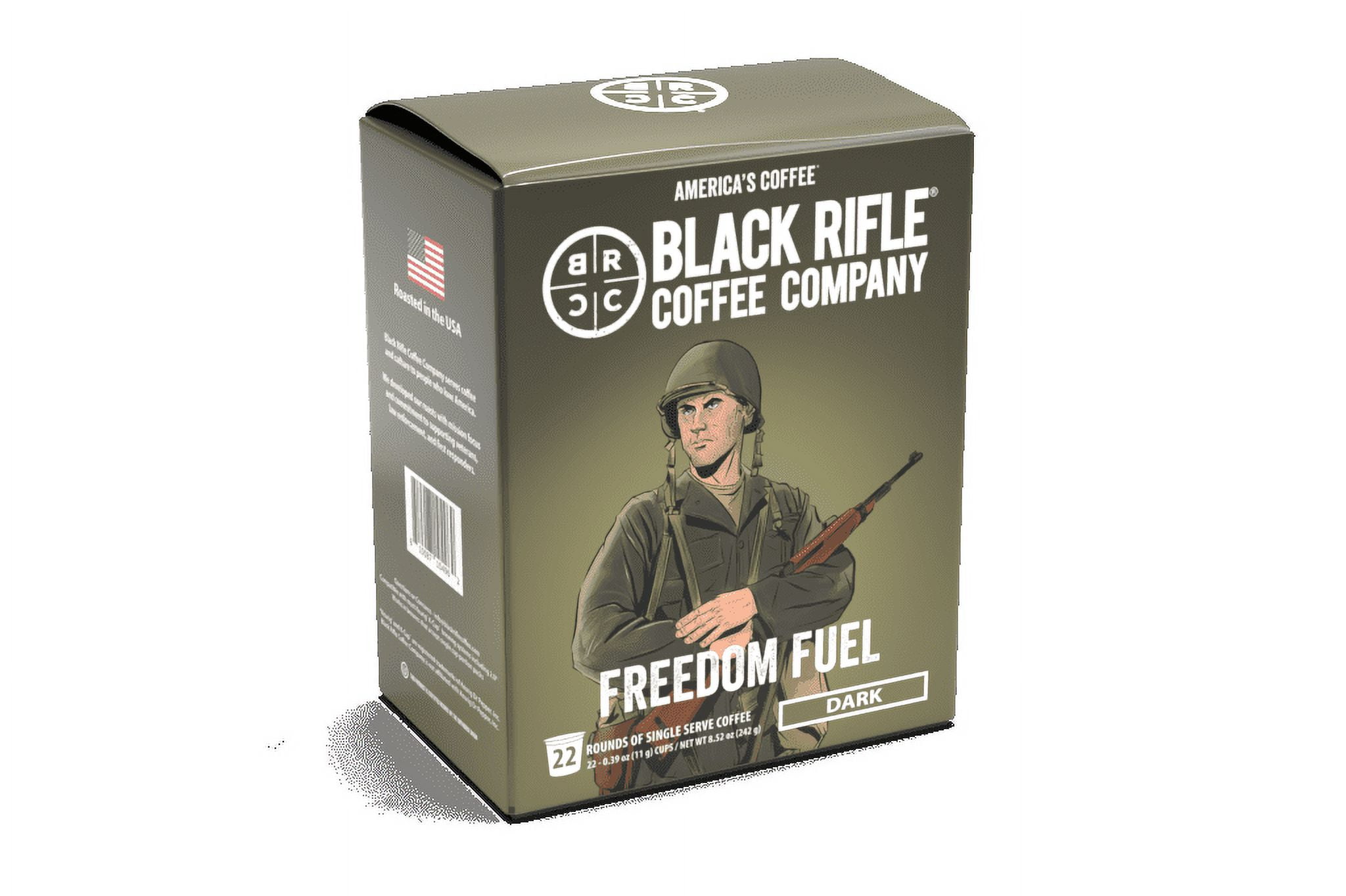 Black Rifle Coffee Company Freedom Fuel Dark Roast K-Cups, 22 Ct