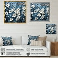 thumbnail image 4 of Designart "Monochrome Dogwood Petal Whispers II" Dogwood Floater Framed Canvas Prints, 4 of 5